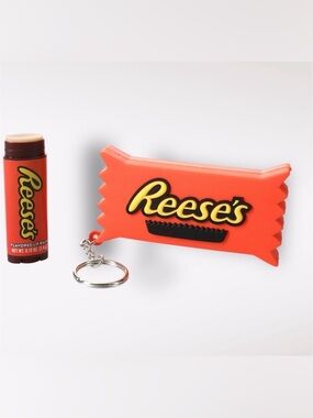 NIP Reese's Lip Balm Keychain & Lip Balm